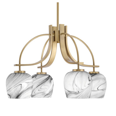 Lustre encastré avec lumière onyx Cavella