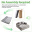 59.1" Wide No Assembly Needed Sleeper Loveseat Sofa, 2 - Seater Compressed Sponge Couch Bed-1939926988
