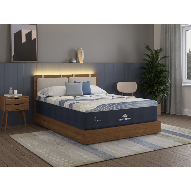 Kingsdown Insignia Cool Contour Medium Firm 14" Scroll Quilt Top Full Hybrid Mattress, Full