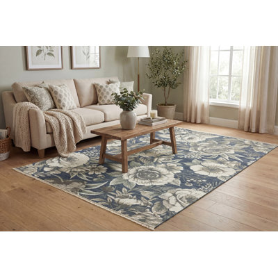 Tavanna 6.6X9 13361-580 NAVY/BEIGE