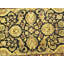 Tapis noir traditionnel Agra Jaipur 3X5