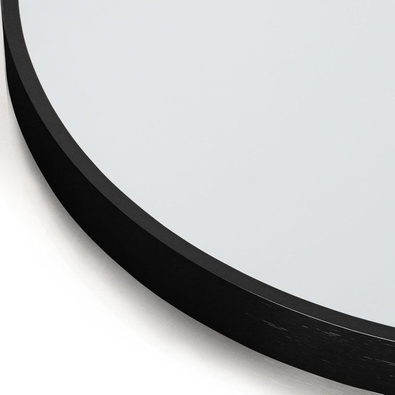 Grand miroir mural pleine grandeur, Noir, 71 po x 31 po