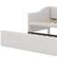 Canapé-lit simple en L rembourré en forme de L avec lit gigogne relevable-804897739