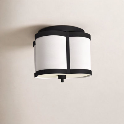 Luxton 3-Light Flush Mount in Bronze