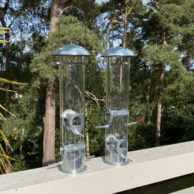 Emerystone Water Resistant Hanging Tube Bird Feeder