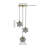 Moravian 3 - Light Brown Pool Table Lights Pendant