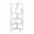 Yalin 6-Tier Modern Mid Century Corner Bookcase, 71.5" Extra Tall Corner Shelf With Storage-1889318911