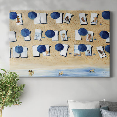 Dogs Allowed-Gallery Wrapped Canvas