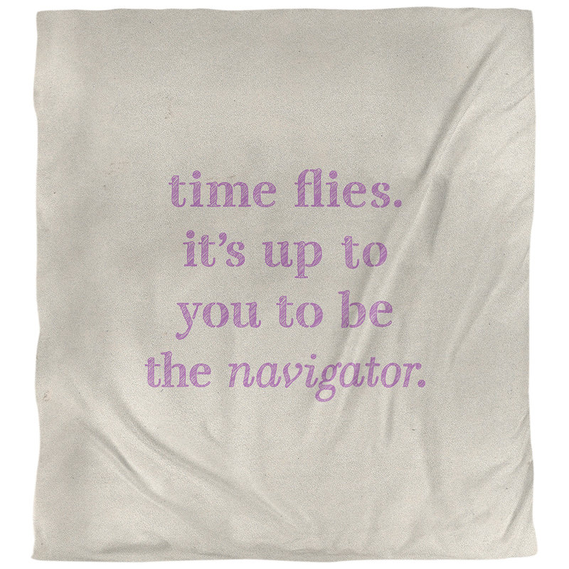 Housse de couette réversible simple Quotes, Housse de couette pour très grand lit, Blanc / violet
