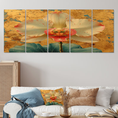 Ophion - Orchid Wall Art Set 5 Piece
