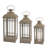 3 Piece Metal Lantern Set-744060410-744060391