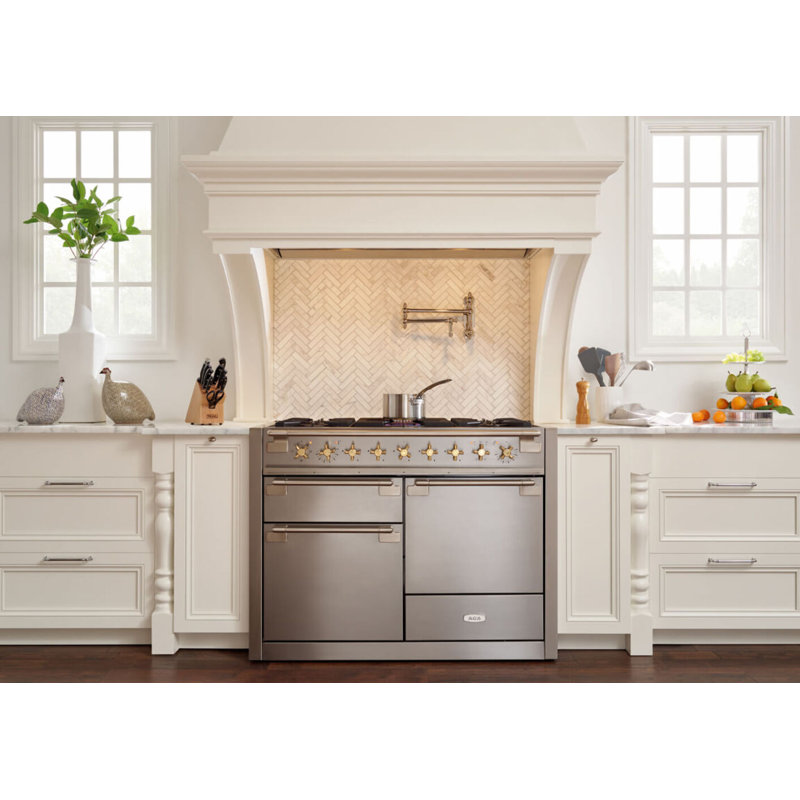 Elise 48" 6 Cubic Feet Induction Freestanding Convection Range, Carnaby Blue