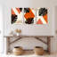 «Tropical Monstera Leaf», art mural tendu sur toile, impression abstraite moderne (ensemble de 3)-124833338