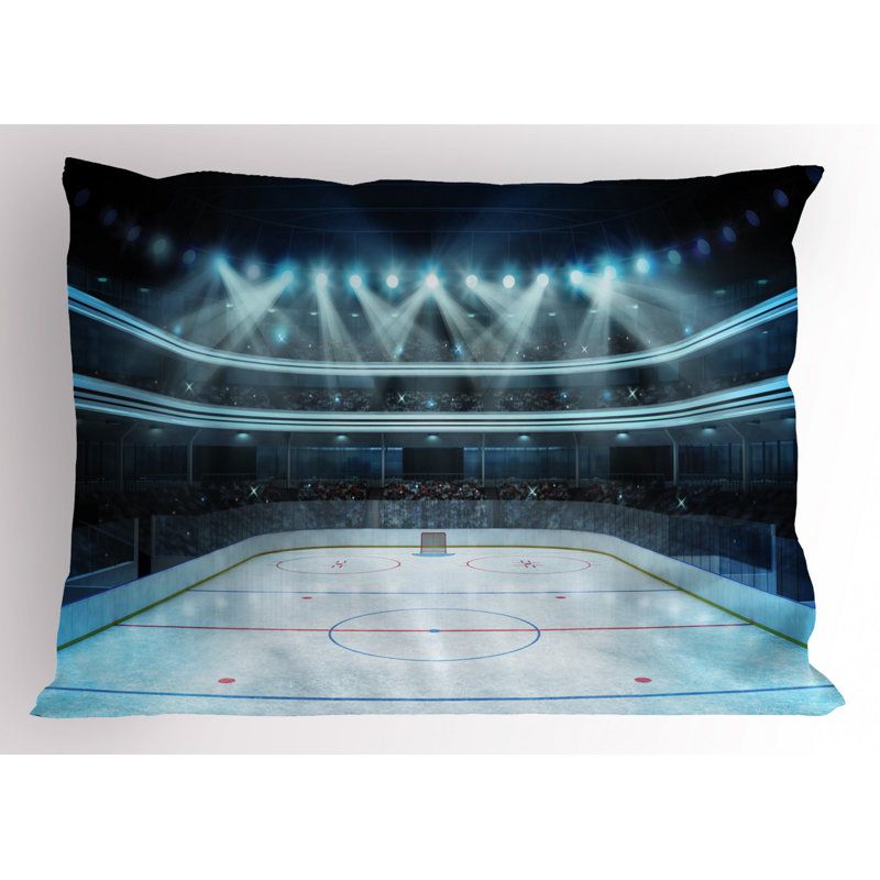 Hockey Polyester Sham Set, Twin