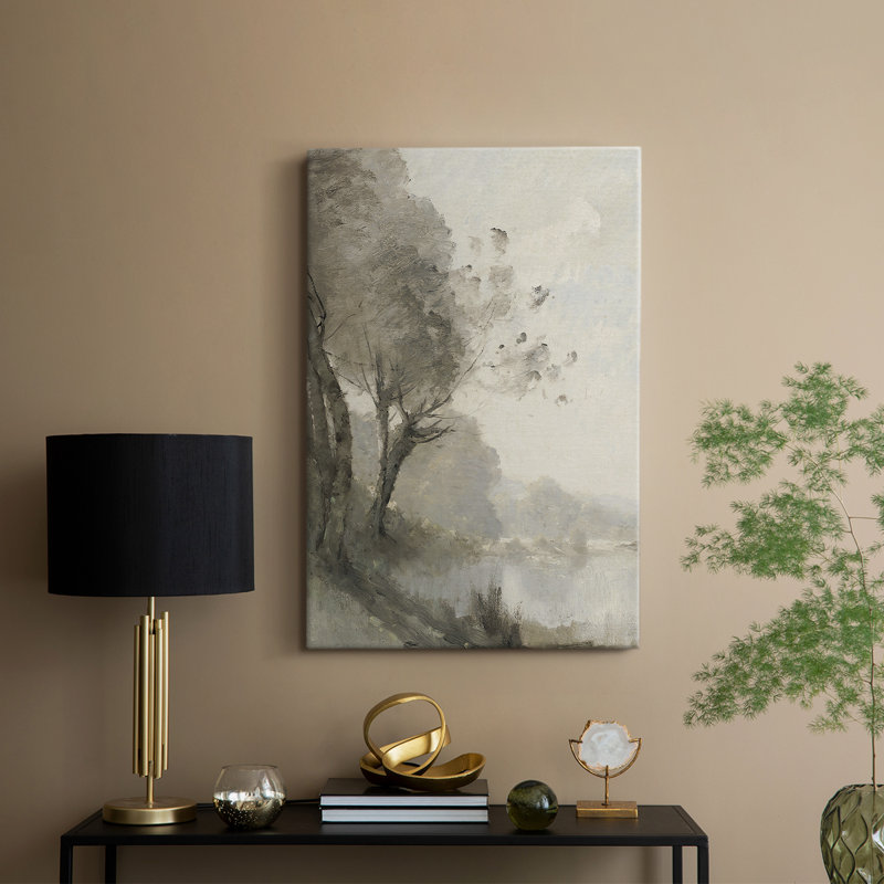 Paysage rétro Cxxiii - galerie Cavas, H 36 po x l 24 po