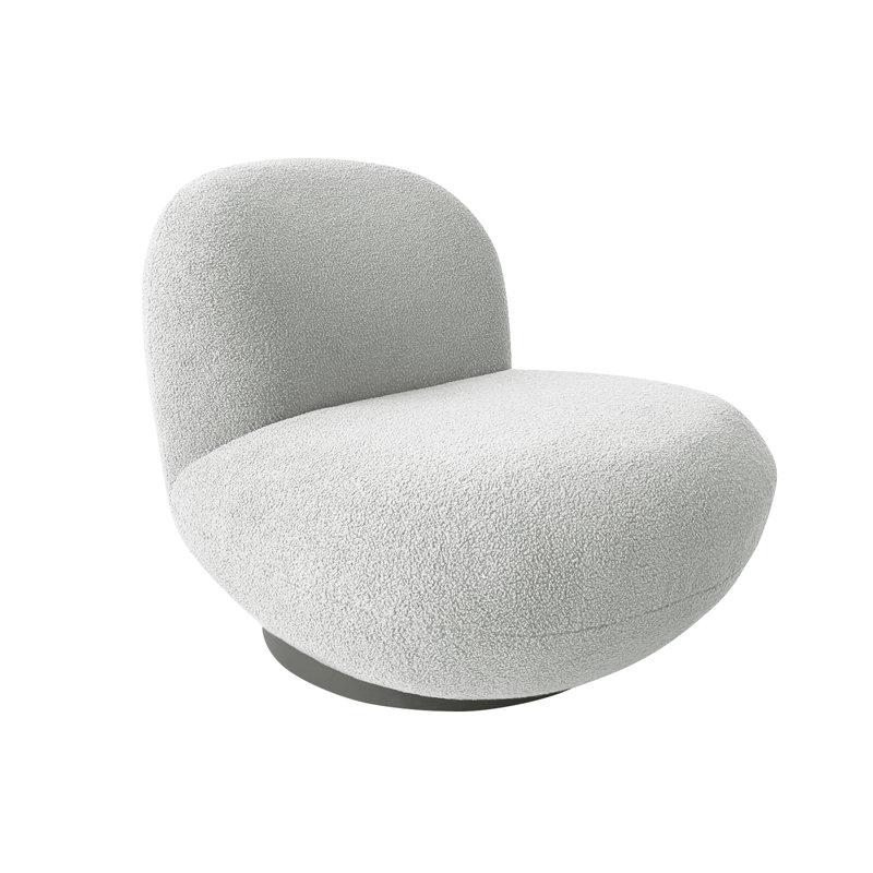 Spring / Summer 2024 60cm Wide Tufted Barrel Chair, Grey