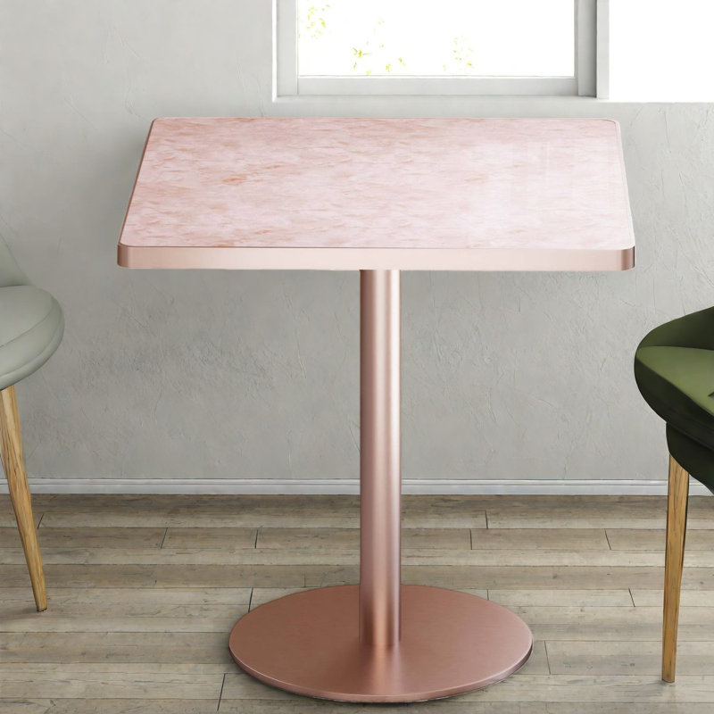Tables de salle à manger compactes (table seulement, sans chaises, avec plateau et pieds), petite cuisine moderne en marbre fritté