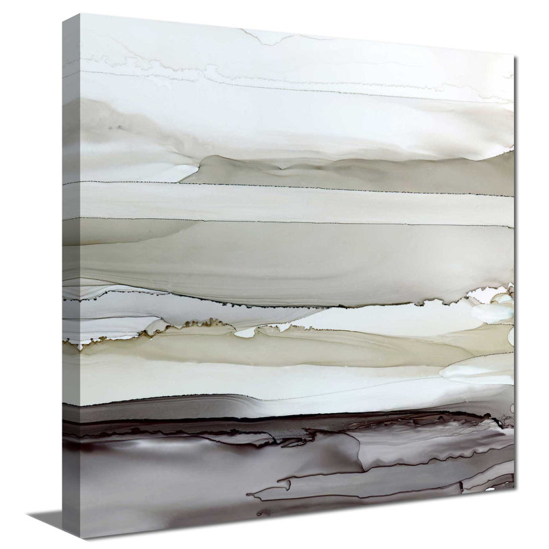 Shifting C Courants II par Carol Robinson - Peinture, L 18 po x H 18 po, Toile tendue
