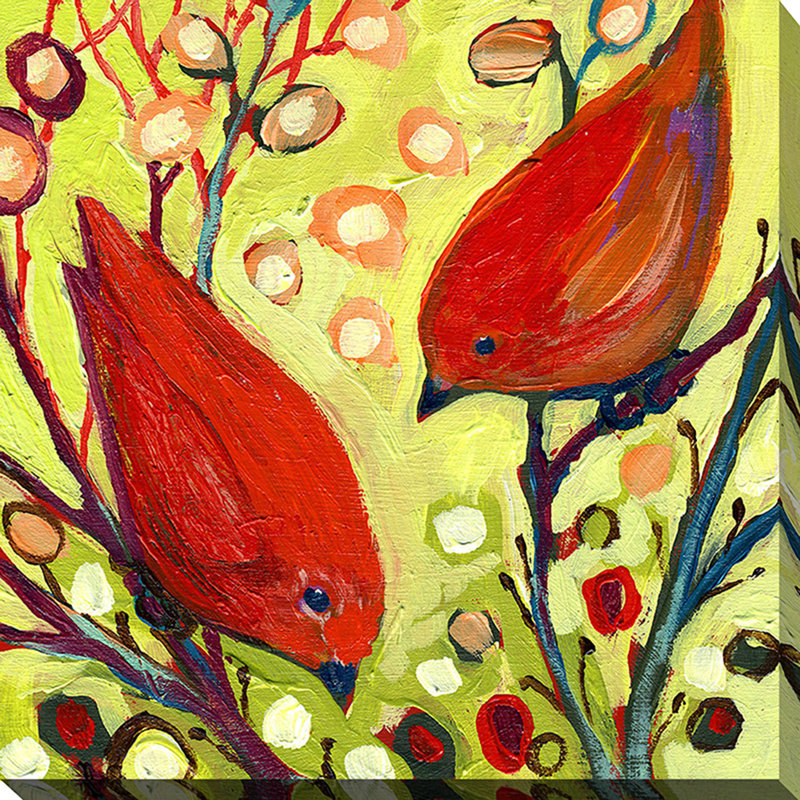 « oiseau vi », reproduction d’art sur toile tendue, H 36 po x l 36 po x P 1,5 po
