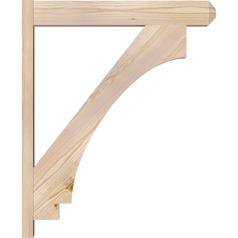 Persienne impériale, P 28 po x H 34 po, Sapin Douglas de 5 1/2 po (lisse)