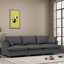 Canapé modulaire avec repose-pieds Chenille-114344620