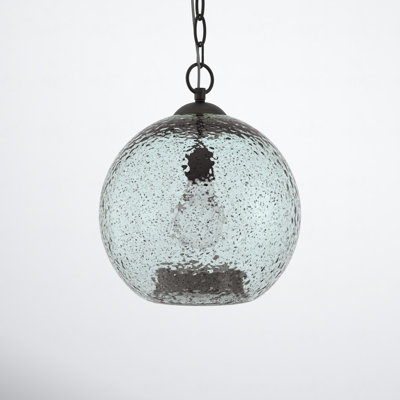 Chicago Single Light Glass Dimmable Pendant