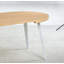 Table de salle à manger et de bureau extensible avec pieds en métal, plateau en panneau de fibres à densité moyenne, tailles ajustables pour une utilisation polyvalente dans divers espaces.-1533782953