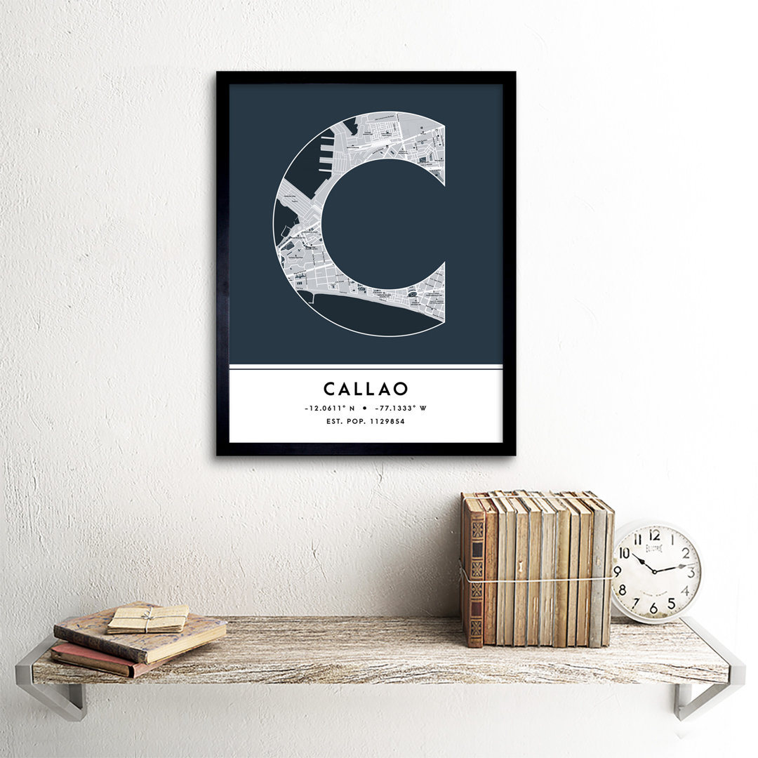 Callao Yellow - Picture Frame Typography