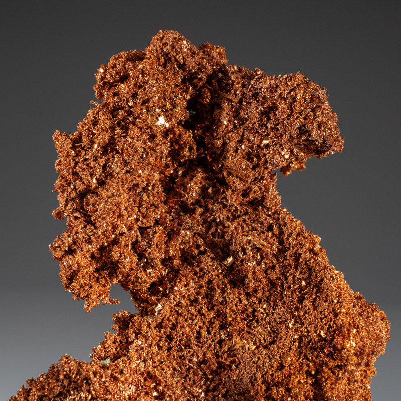 Copper Crystal Cluster from Hubei Province China