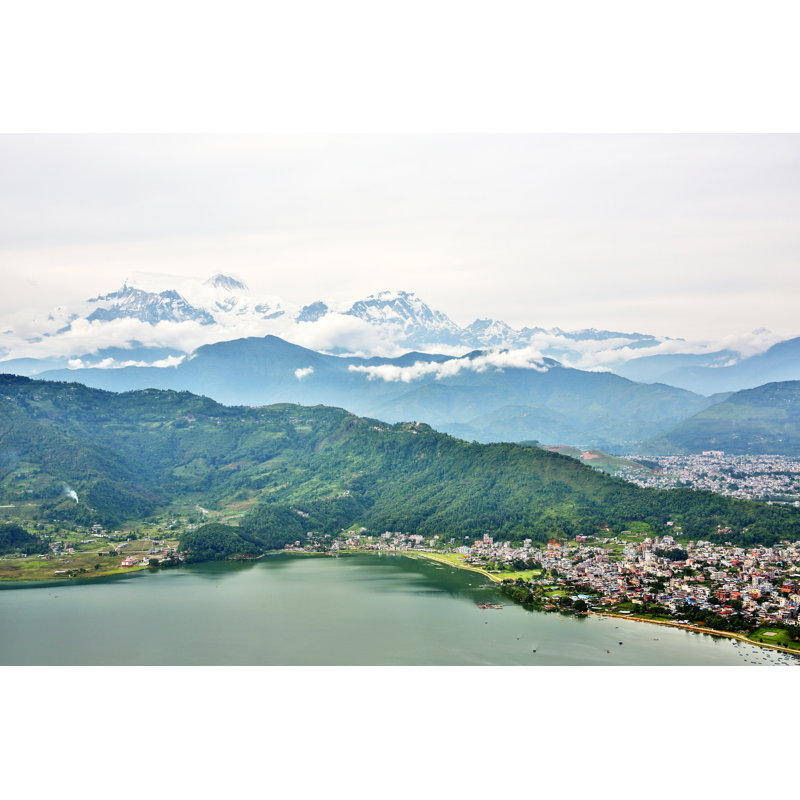 Pokhara Lake - Wrapped Canvas Print, 51cm H x 76cm W