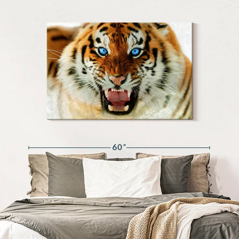 Brampt Furious Tiger, 32" H x 48" W