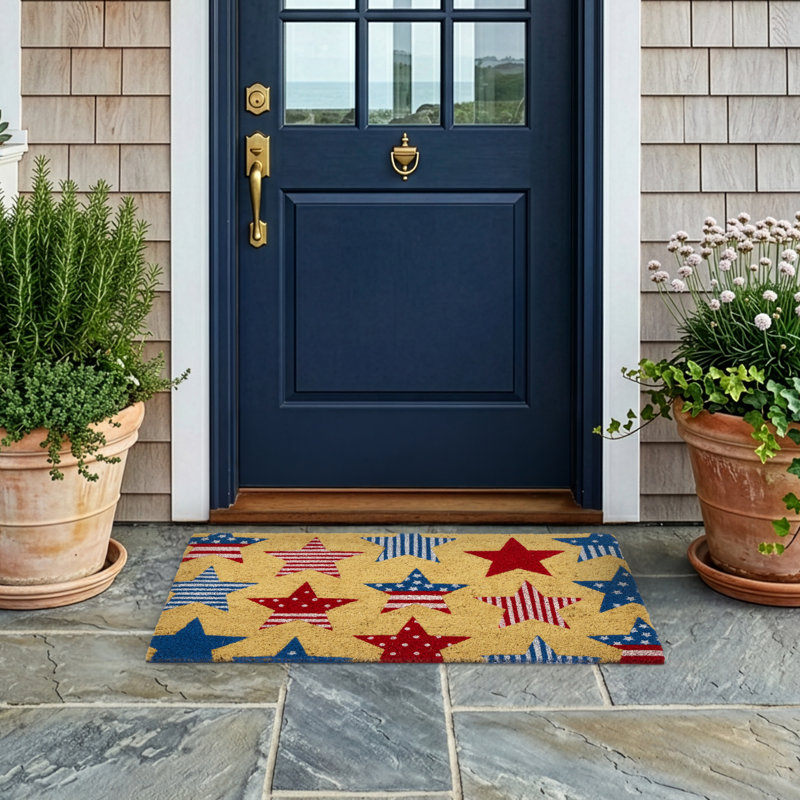 Stars and Stripes Doormat 18x30