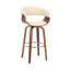 Tabouret de bar avec accoudoirs et dossier ouvert en similicuir Chagnon-63322137-63322140-63322136