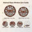 Panneau de vitrail Moth Design ， H 12 po-42689104