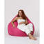 Fauteuil à billes de jardin Original rose, 45,3 po x 51,2 po x 15,4 po | 100% polyester imperméable, système de fermeture à glissière dissimulé | Capacité de poids maximale: 440 lb | Mousse de billes de polystyrène recyclée écologique | Conception moderne et moderne pour la détente en plein air-2120358726