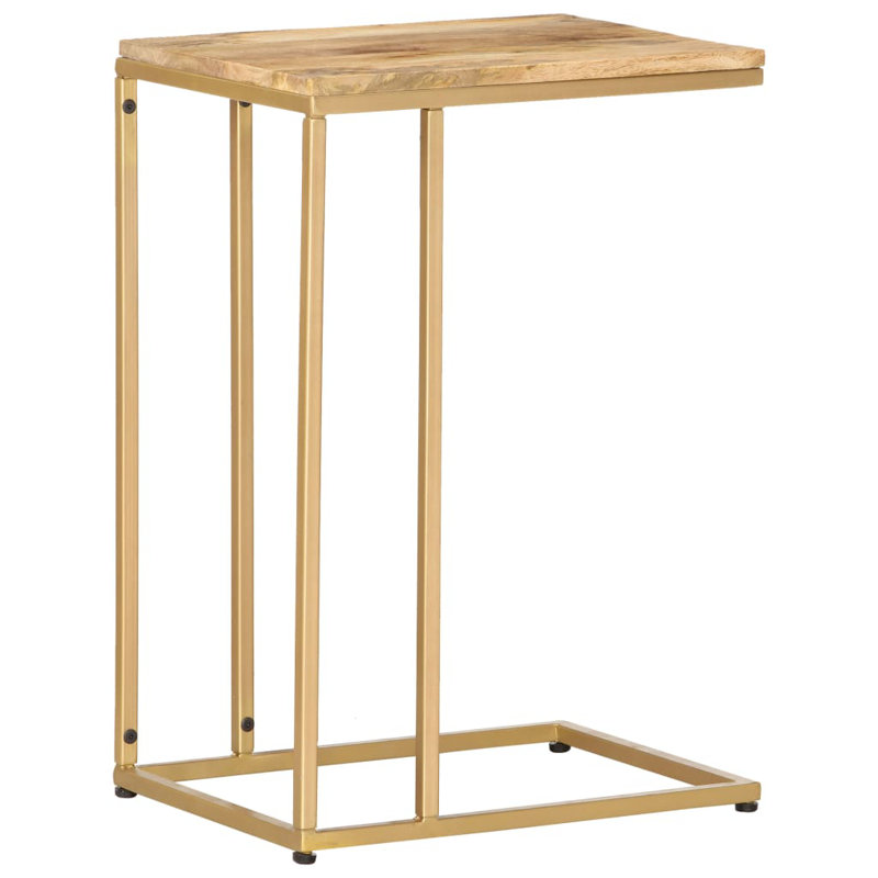 Wittman C Table End Table, Gold
