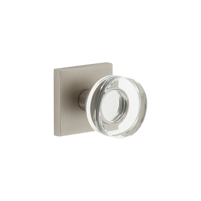Viaggio Circolo Rosette Privacy (Bed & Bath) With Circolo Crystal Knob