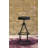 Bernardo Swivel Upholstered Adjustable Height Counter Stool with Metal Frame-22408588