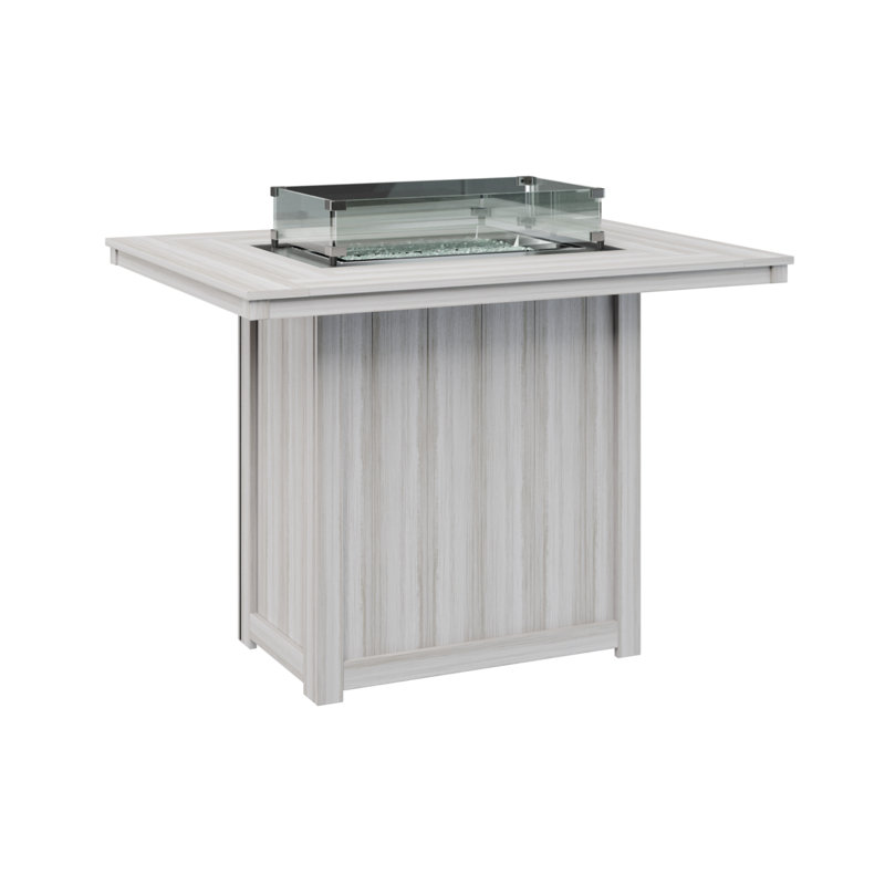 Foyer de table rectangulaire 54 po Berlin Gardens Donoma, Coquillage