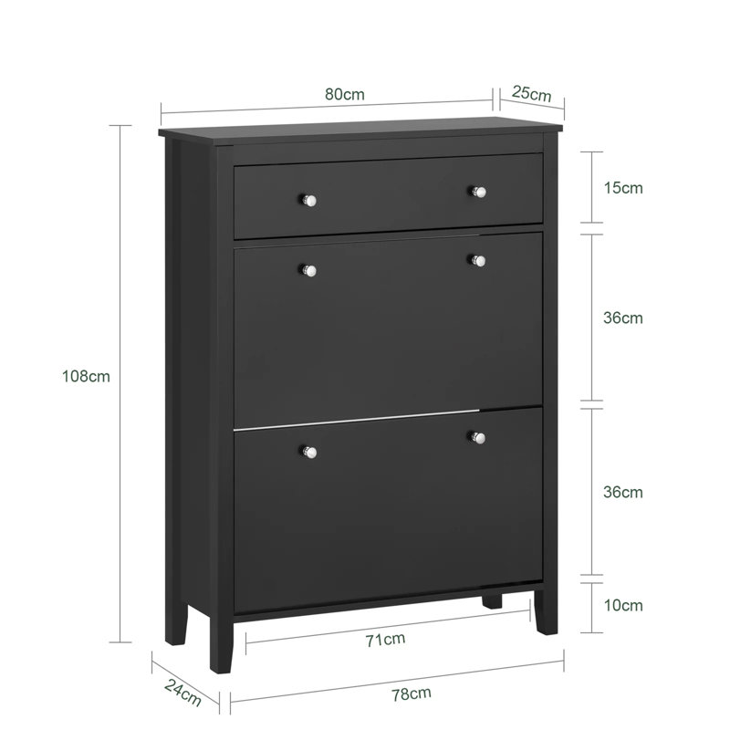 10 Pair Shoe Storage Cabinet