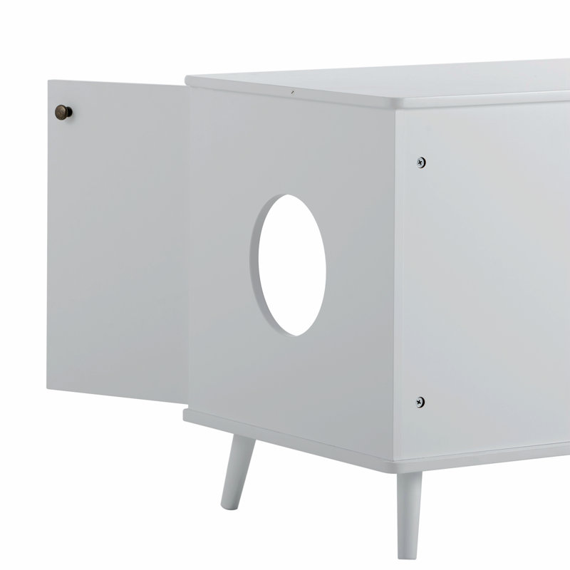 Lit pour animaux Doryce, Blanc