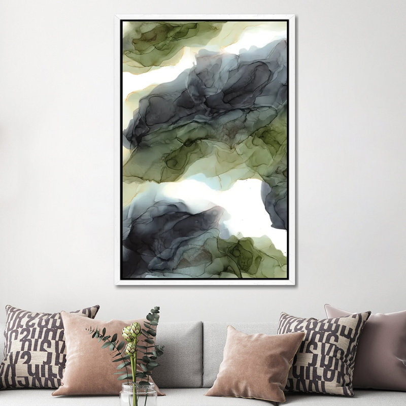 Forest Walk by Elizabeth Karlson - Print on Canvas, White Framed, 152.5 cm H x 101.5 cm W