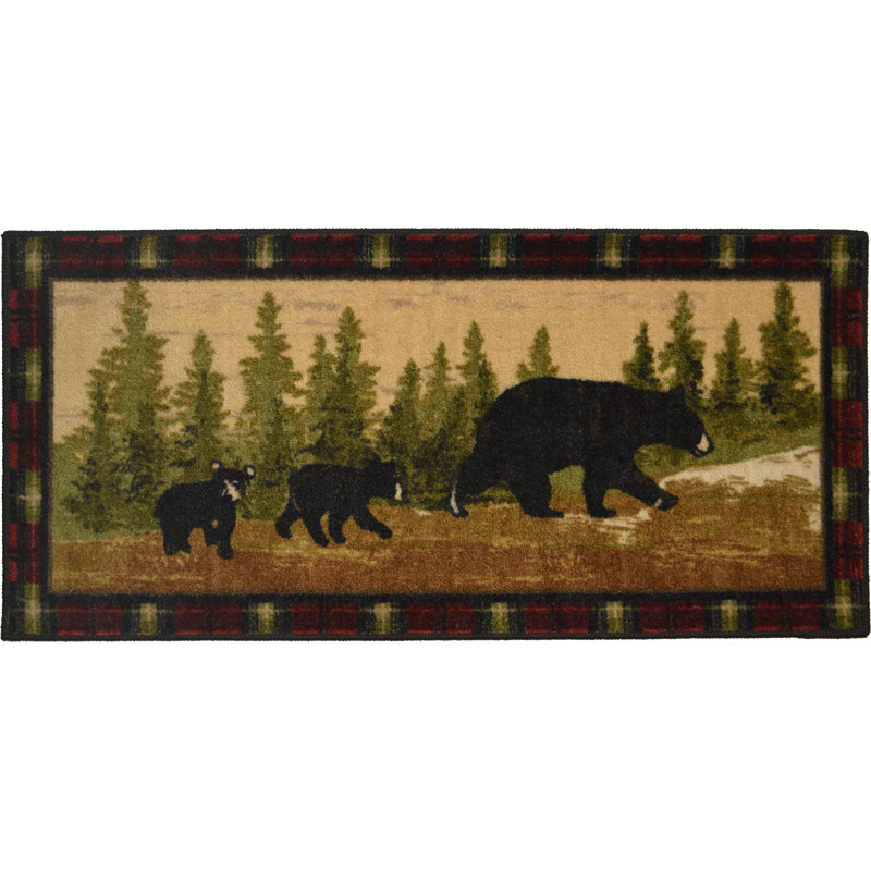 Costa Bears Water Resistant Non-Skid Kitchen Mat