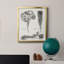 Toile encadrée noire et blanche Protea sur toile de qualité supérieure I - prête à être accrochée-587403992-587403994