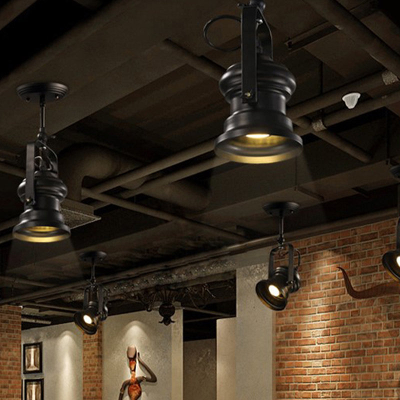 Luminaire suspendu réglable Loft Retro Spotlight
