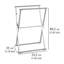 Lava 53 cm L Freestanding Towel Stand