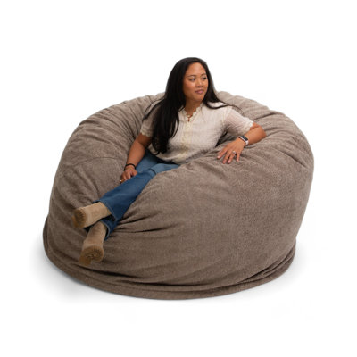  | 5 ft Bean Bag Chair Replacement Cover Only | Removable Washable | Cover Only