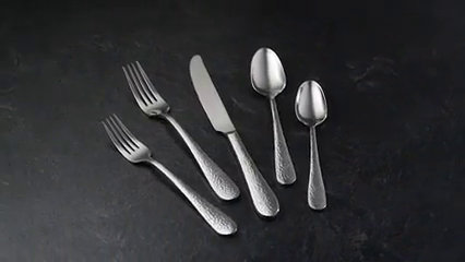 Tibet 45 Piece Flatware Set, Service for 8