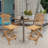 Costales Teak Outdoor Stool