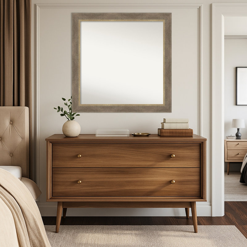 Miroir mural Driftwood, H 30,75 po x l 30,75 po